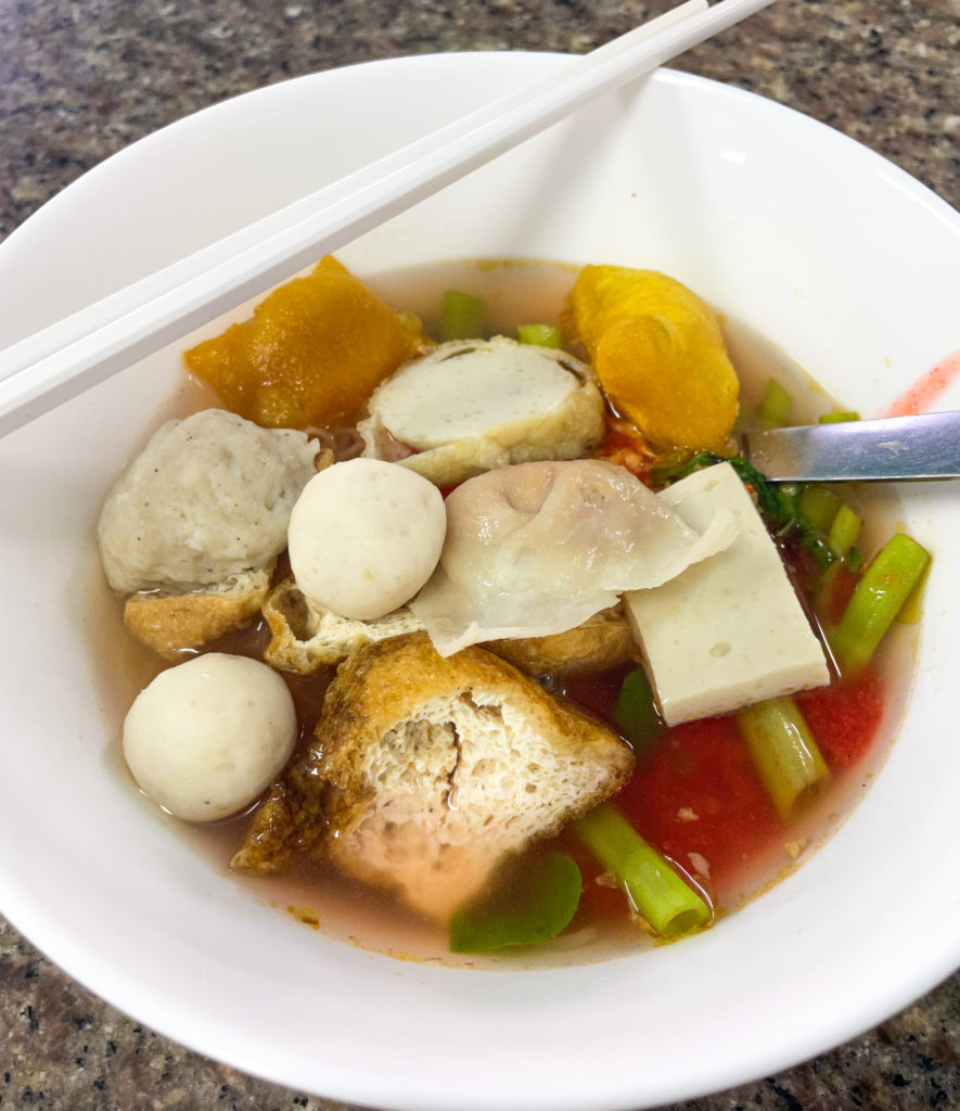 Yen-Ta-Fo (Pink Noodle Soup), Lim Lao Ngow Fishball Noodle, Chiang Mai